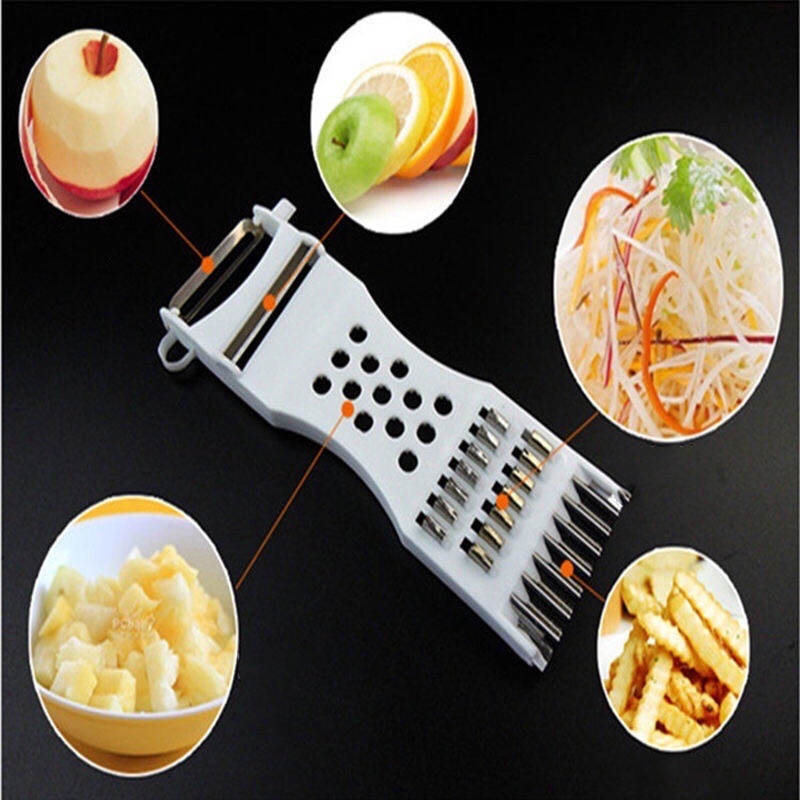 1/2/3 Pcs Descascador Ralador Fatiador 5 Em 1 Manual Queijo Legumes Frutas