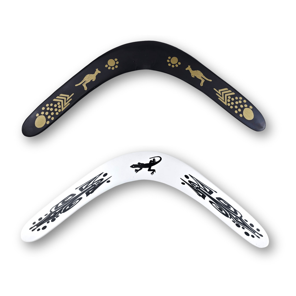 Kit 2 Bumerangue Tradicional Australiano - Boomerang Premium
