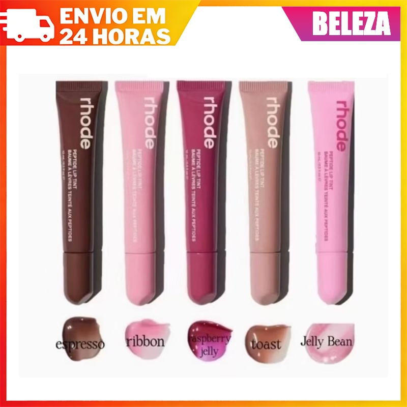 Rhode Lip Gloss Batom 10g Vanilla Fita Bálsamo Labial/Creme Hidratante