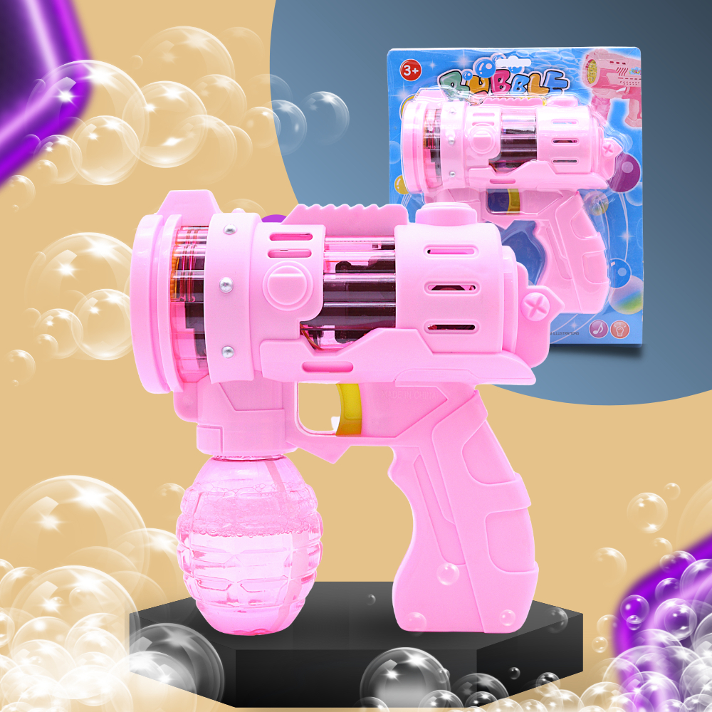 Lançador de Bolhas de Sabão Bubble Fun Rosa