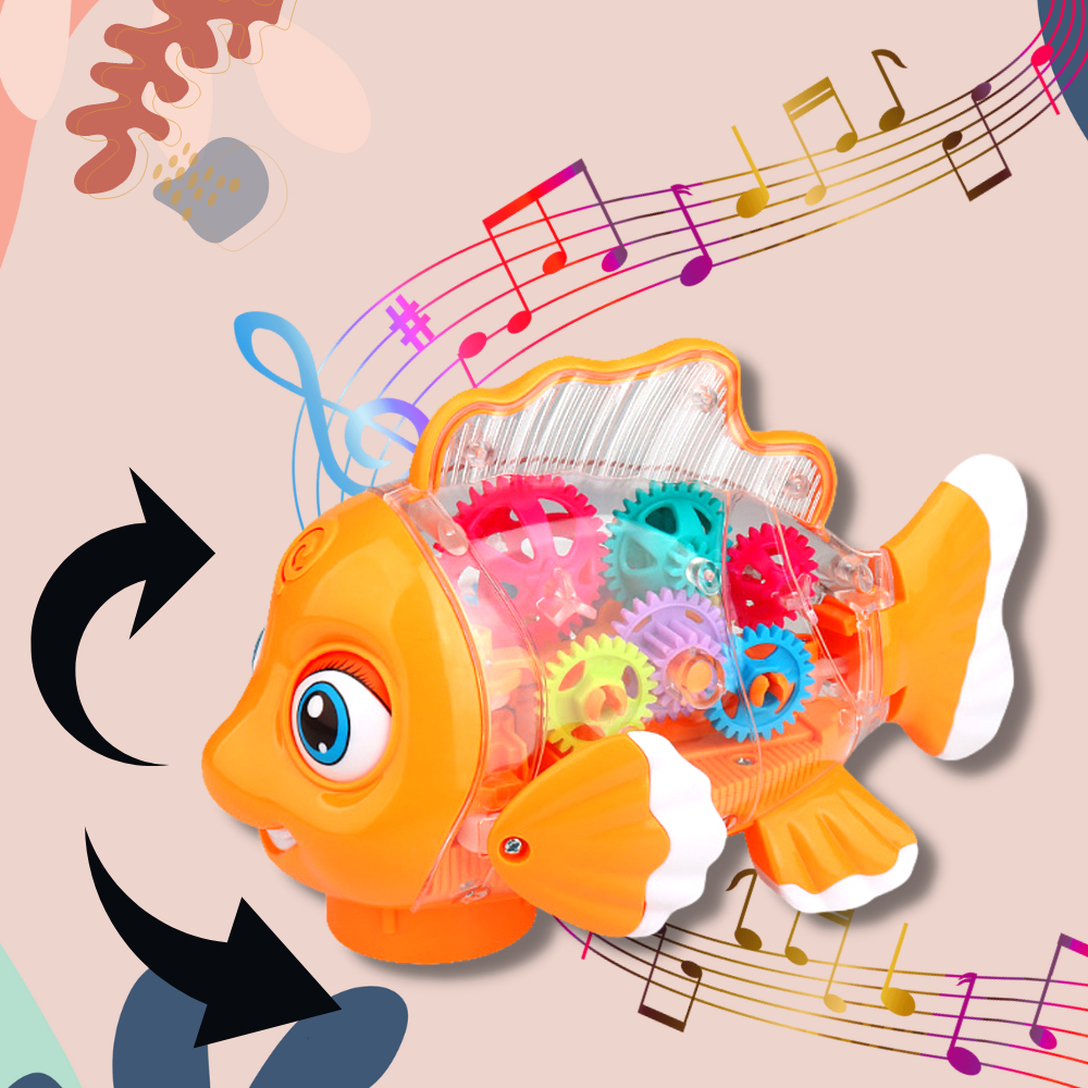 Brinquedo Peixe Nemo Com Luzes E Som