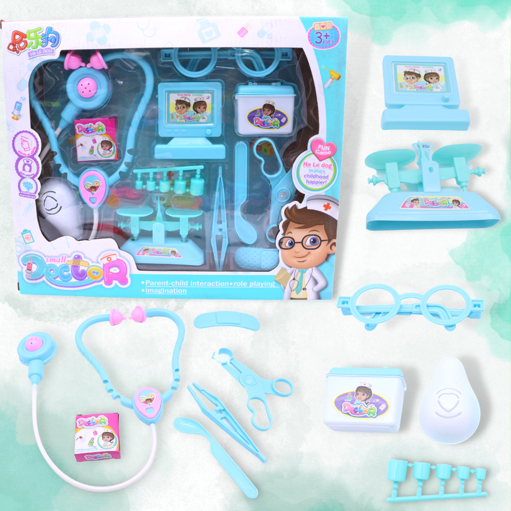 Brinquedo Kit Médico Infantil Small Doctor Com 12 Acessórios Mini Doutor e Doutora