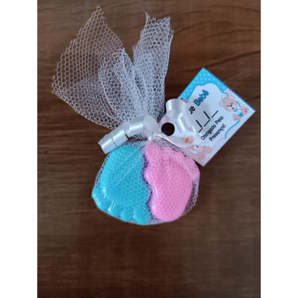 Chá revelação kit 100 unidades ( 50 lembrancinhas ), saída de maternidade, chá fraldas. ( Temos a pronta entrega)